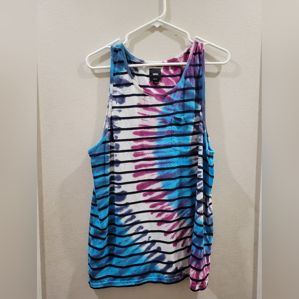 Mens Tie-Dye Tank-Top